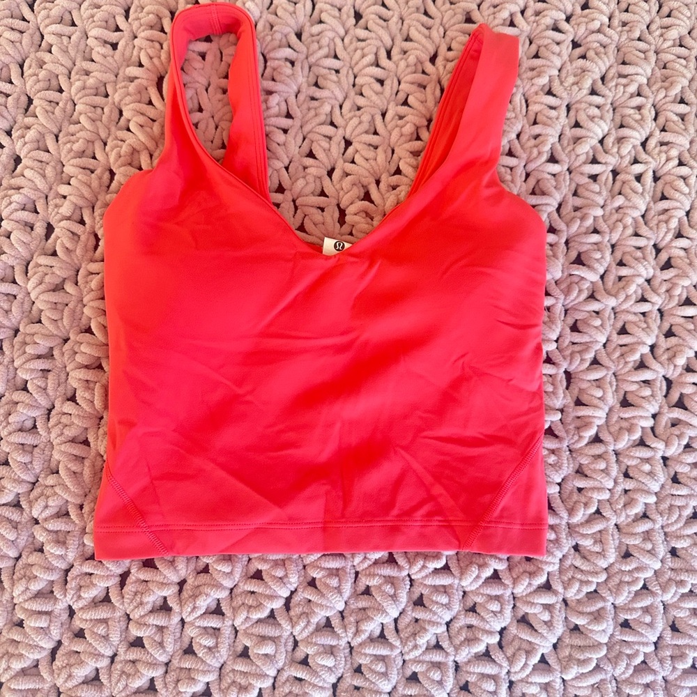 Lululemon Hot Pink Sports Bra/Tank top